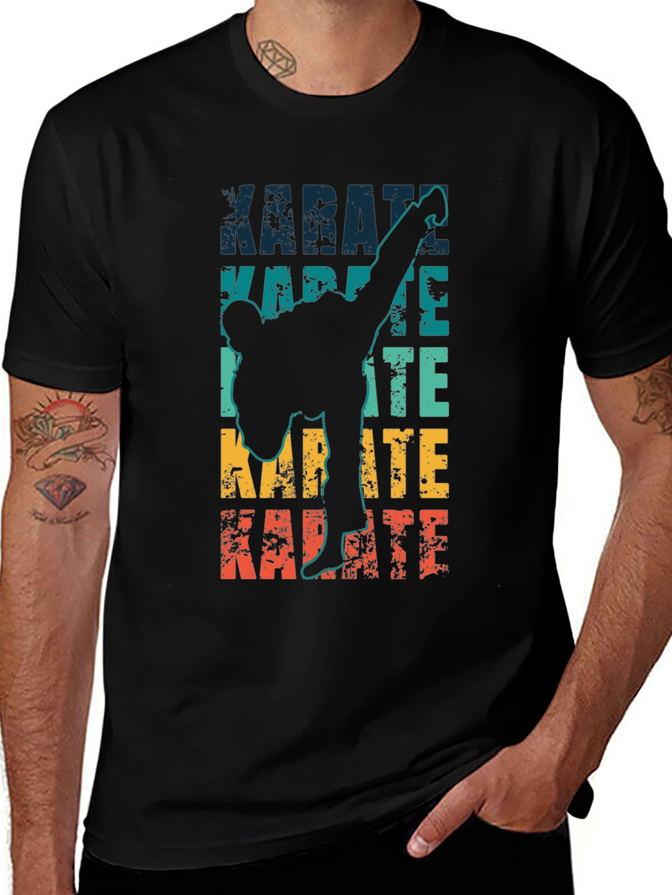 Karate Retro T-Shirt Martial Arts Tee