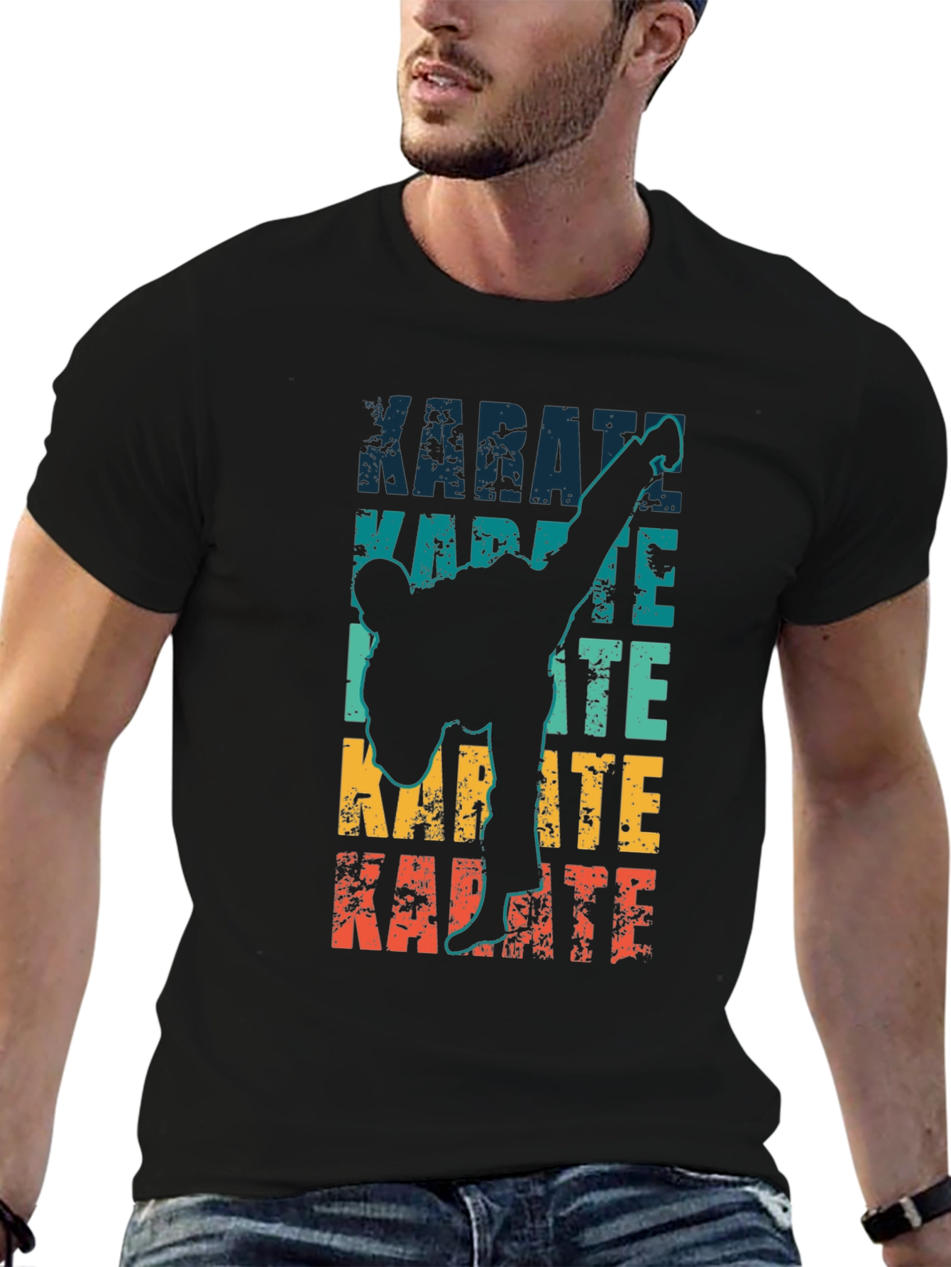 Karate Retro T-Shirt Martial Arts Tee