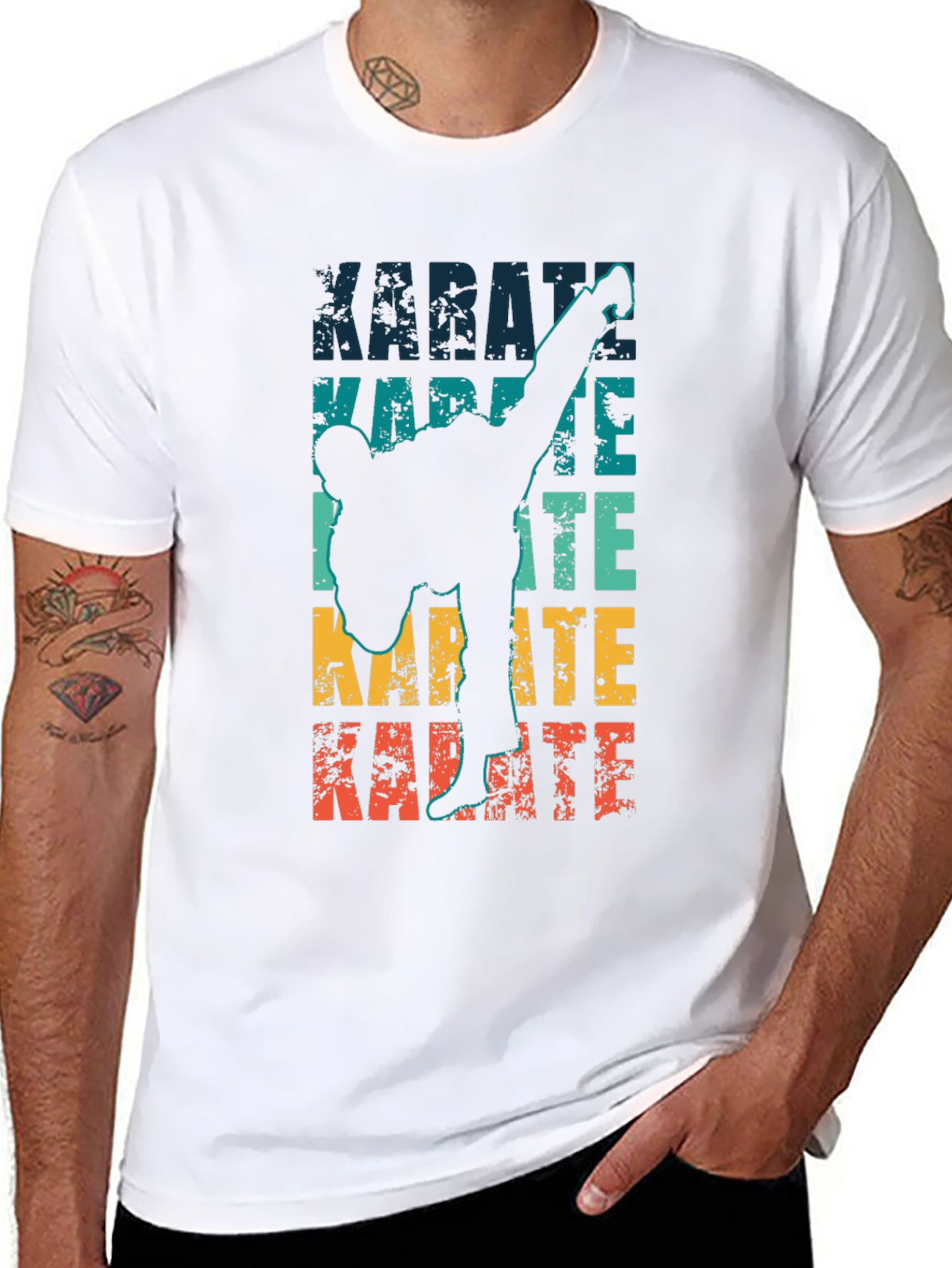 Karate Retro T-Shirt Martial Arts Tee