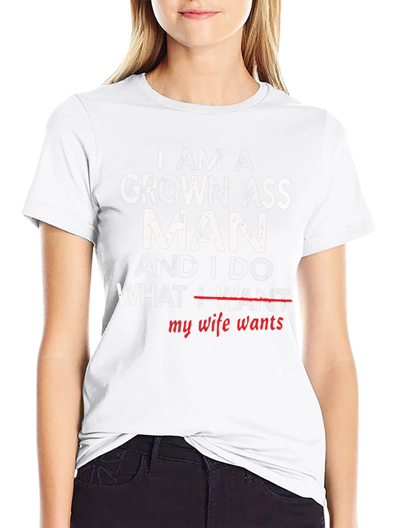 Grown Ass Man - Humorous Graphic T-Shirt