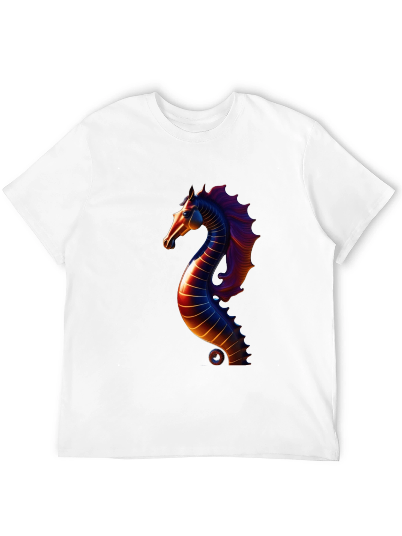 Seahorse Graphic Tee - Mens Black T-Shirt