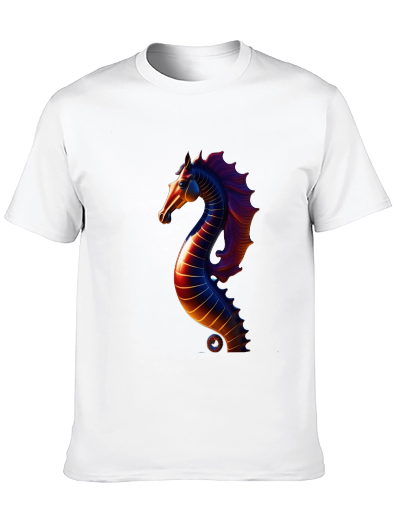 Seahorse Graphic Tee - Mens Black T-Shirt