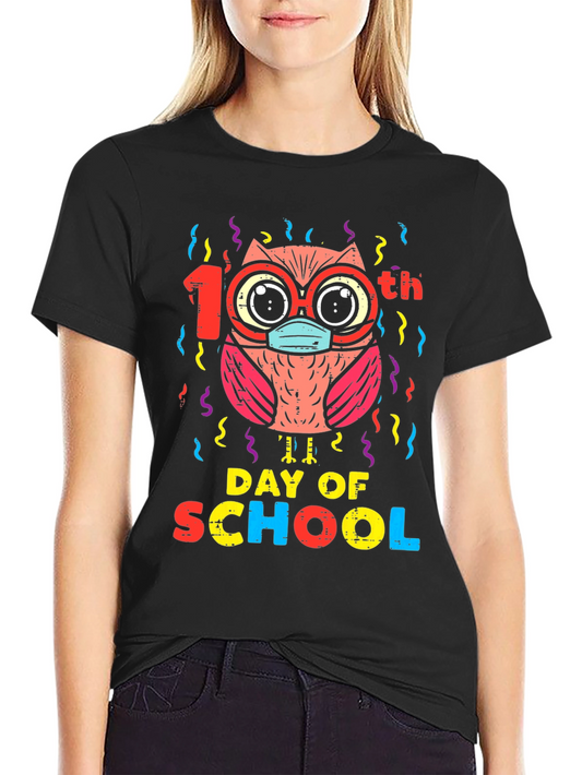 100th Day of School Owl T-Shirt