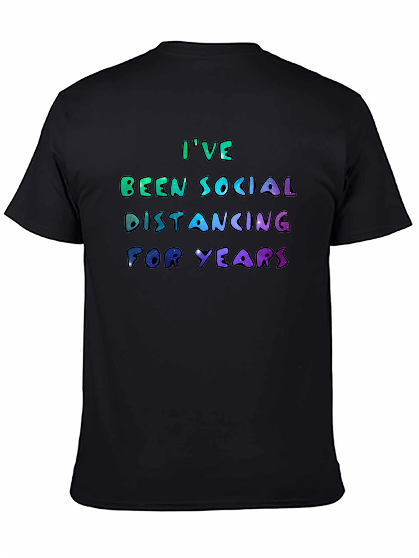 Social Distancing Graphic Tee - Introvert Humor T-Shirt