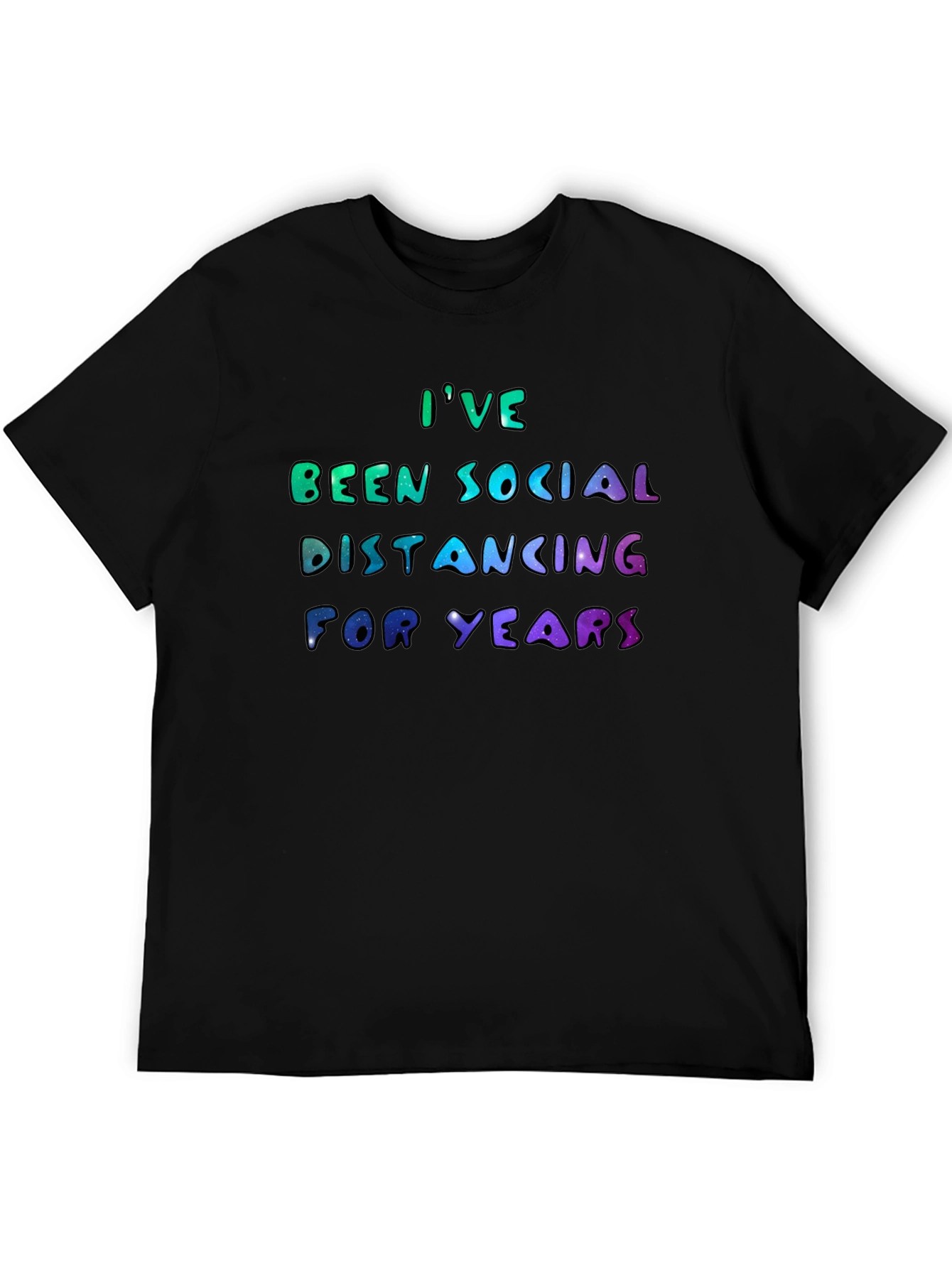 Social Distancing Graphic Tee - Introvert Humor T-Shirt