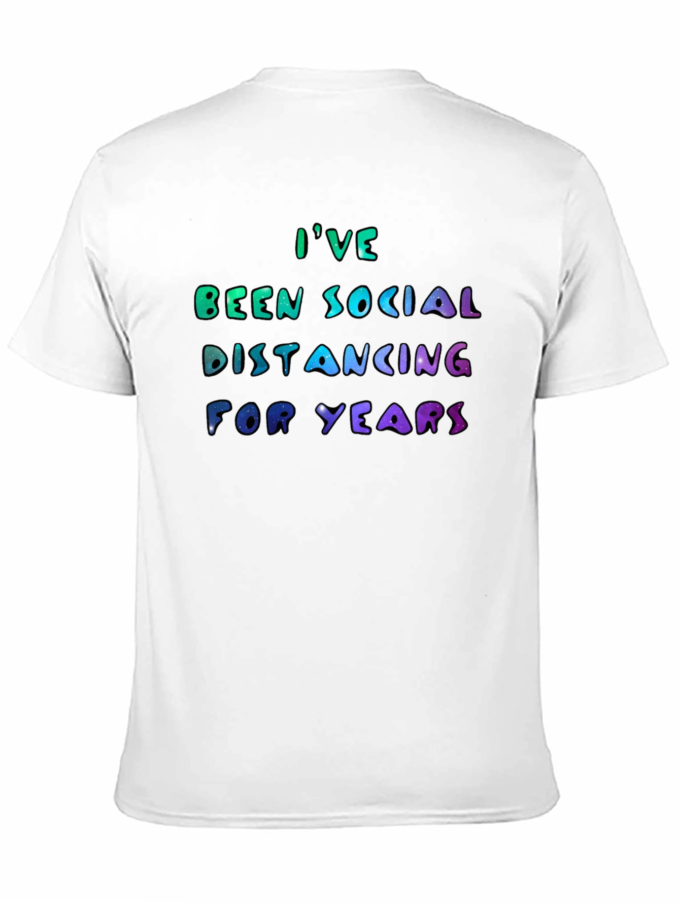 Social Distancing Graphic Tee - Introvert Humor T-Shirt