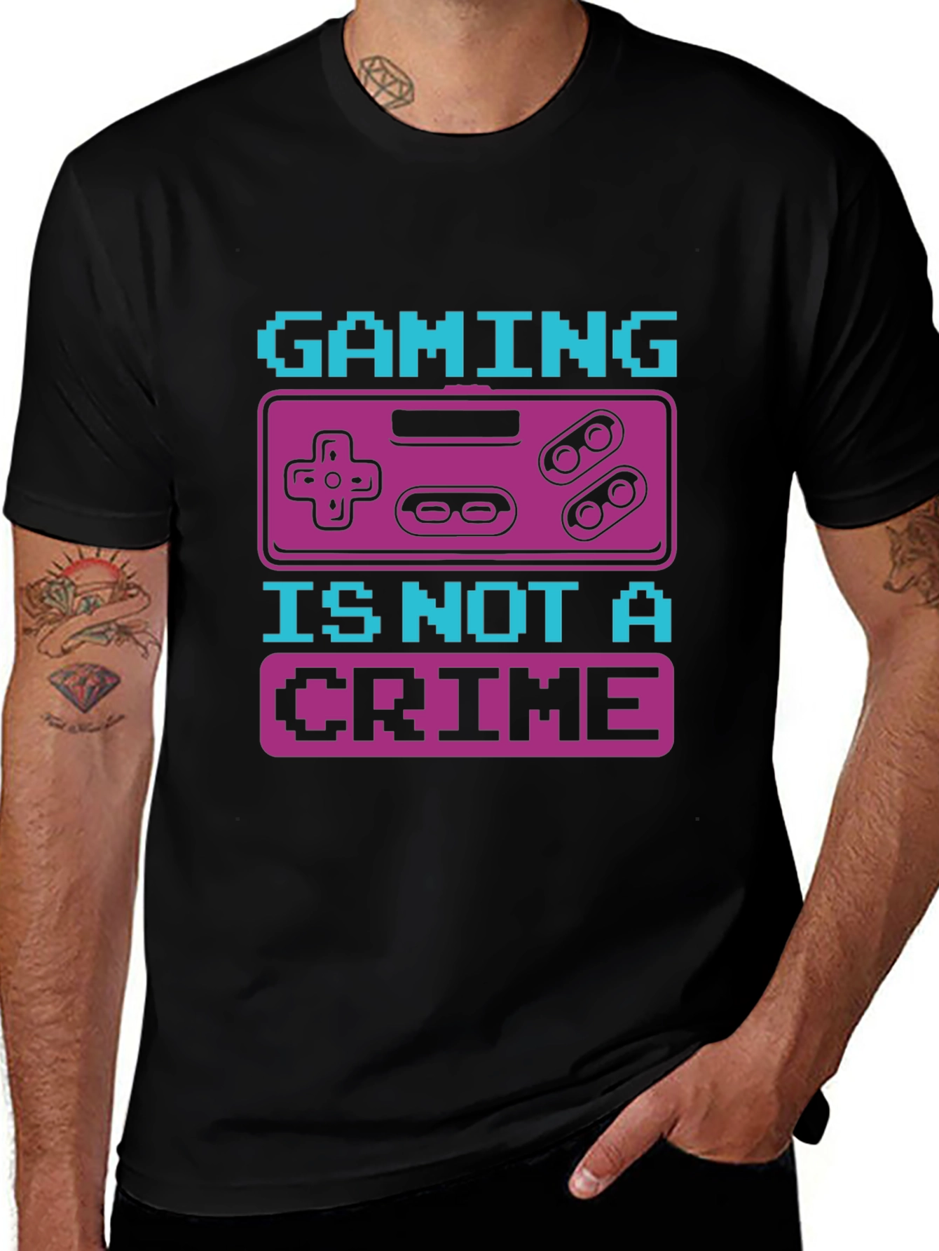 Gaming is Not A Crime T-Shirt