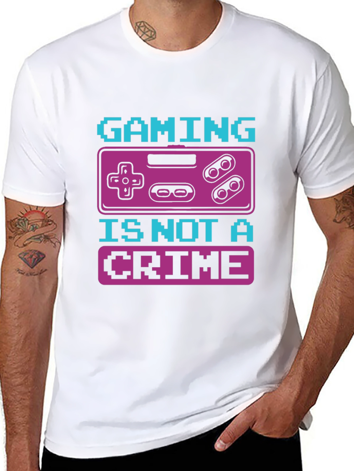 Gaming is Not A Crime T-Shirt