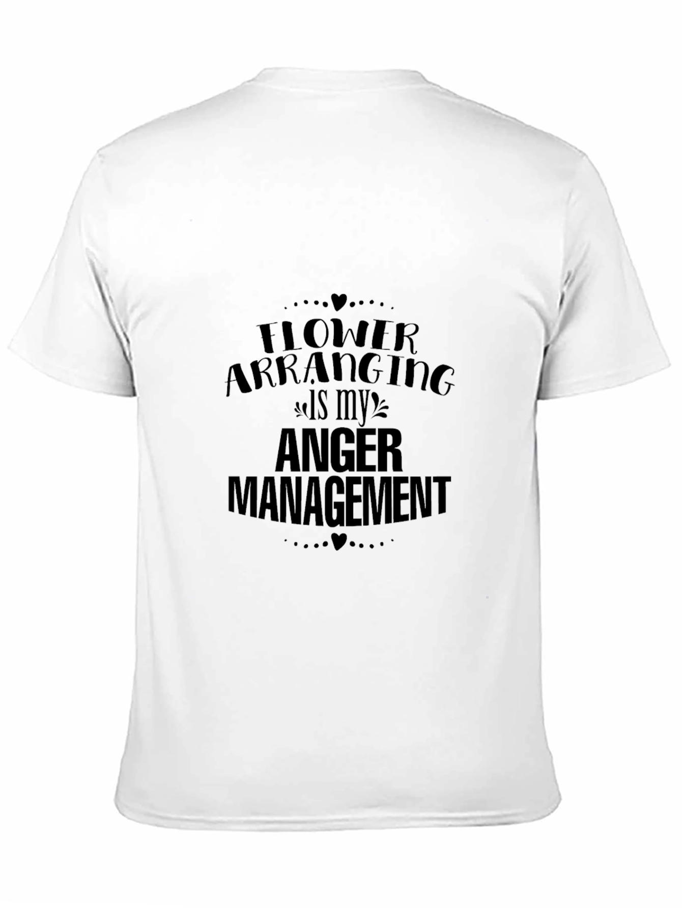 Funny Flower Arranging Anger Management Graphic Tee