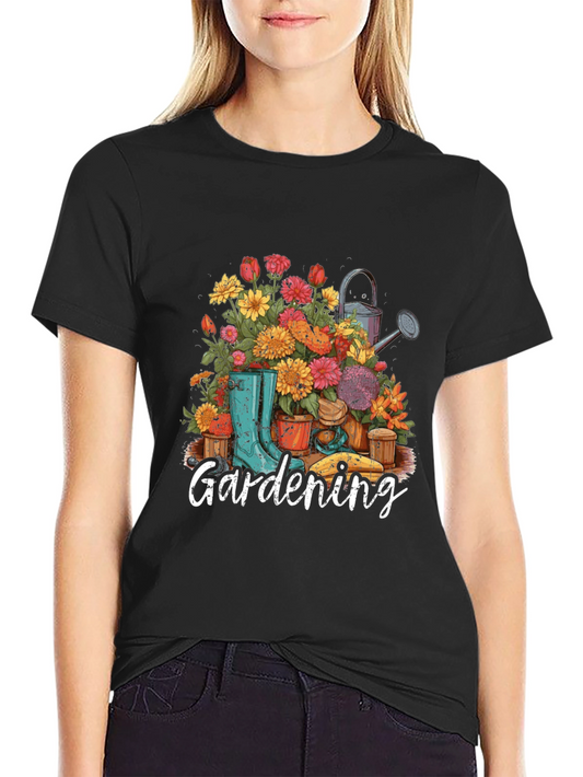 Gardening Themed Graphic Tee