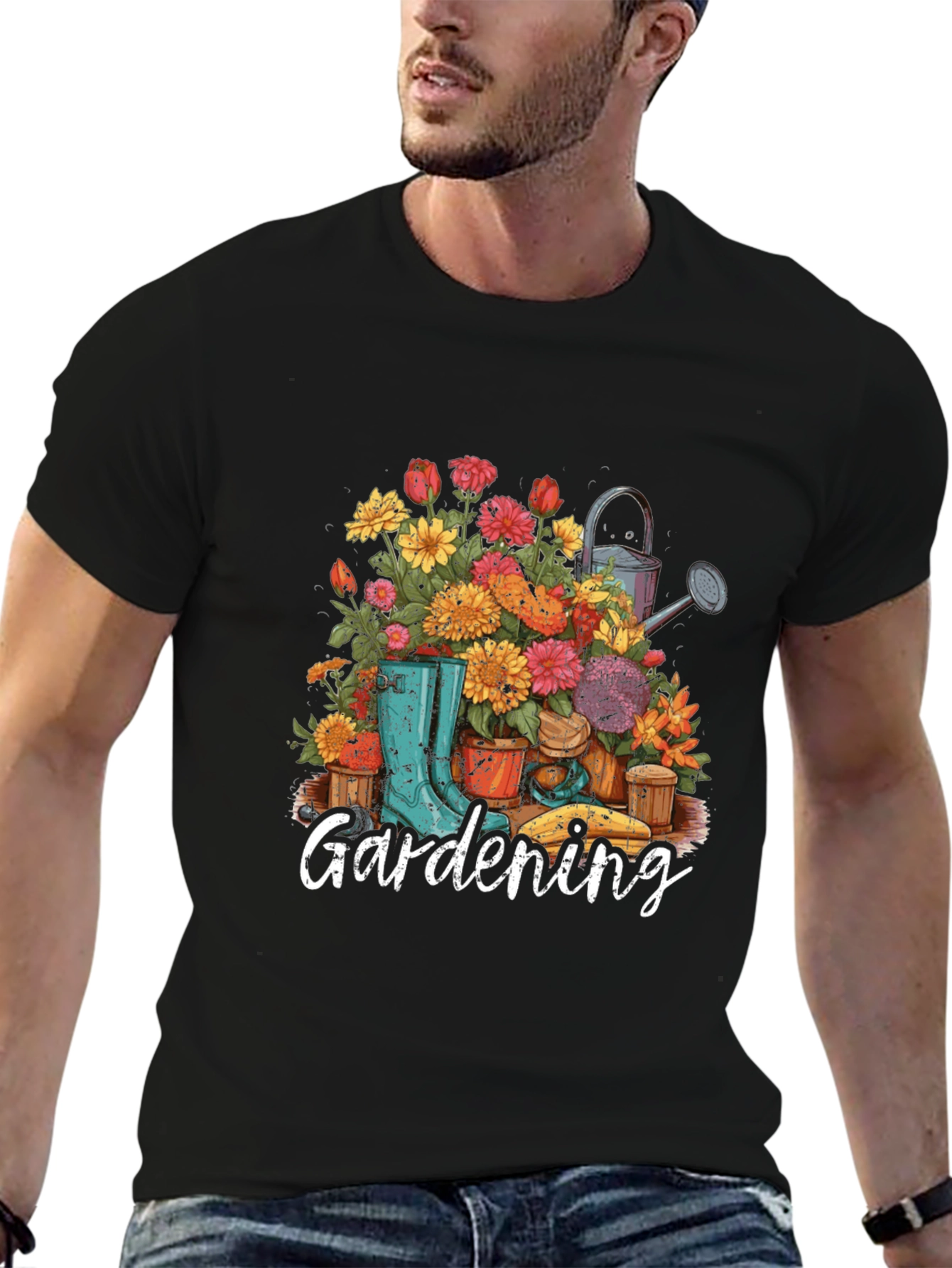 Gardening Themed Graphic Tee