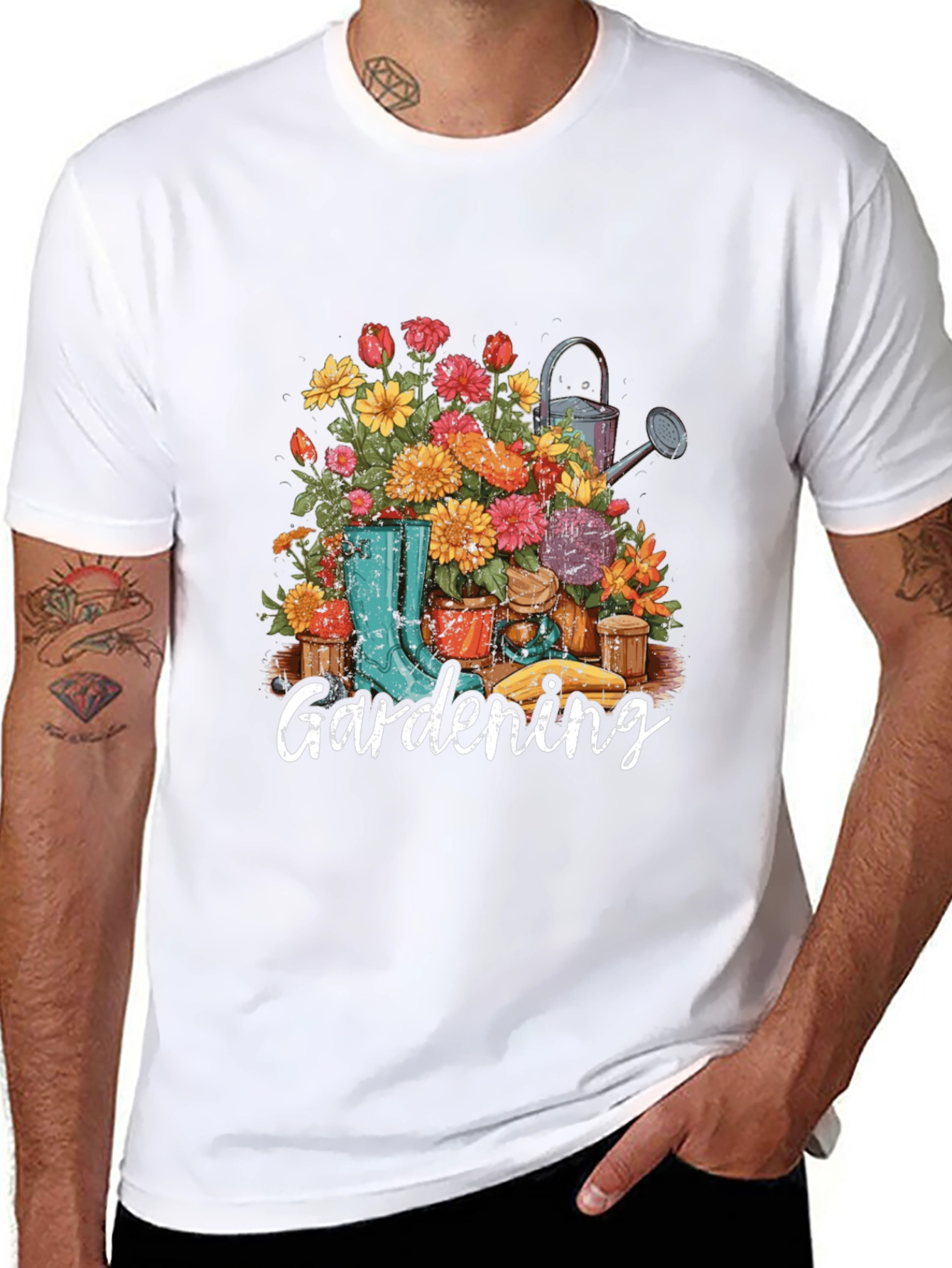 Gardening Themed Graphic Tee