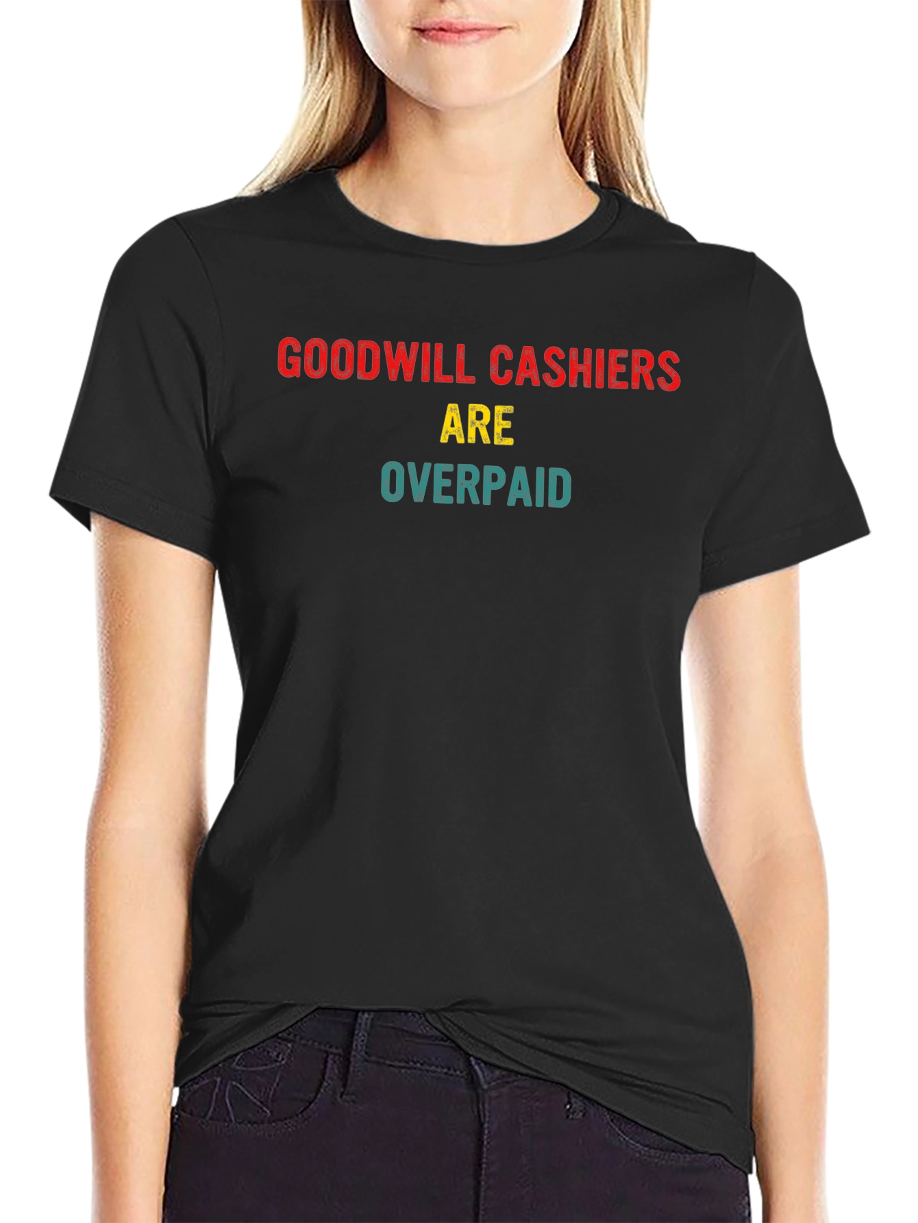 Goodwill Cashiers Overpaid Novelty T-Shirt