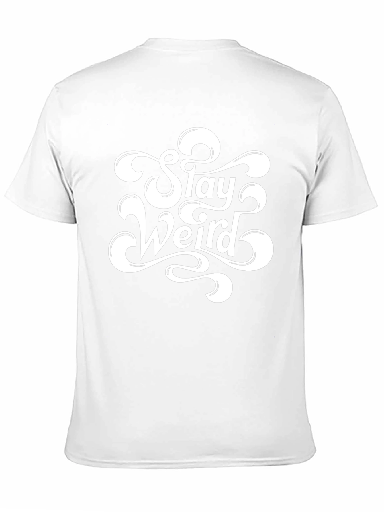 Stay Weird Black T-Shirt - Unique Graphic Tee