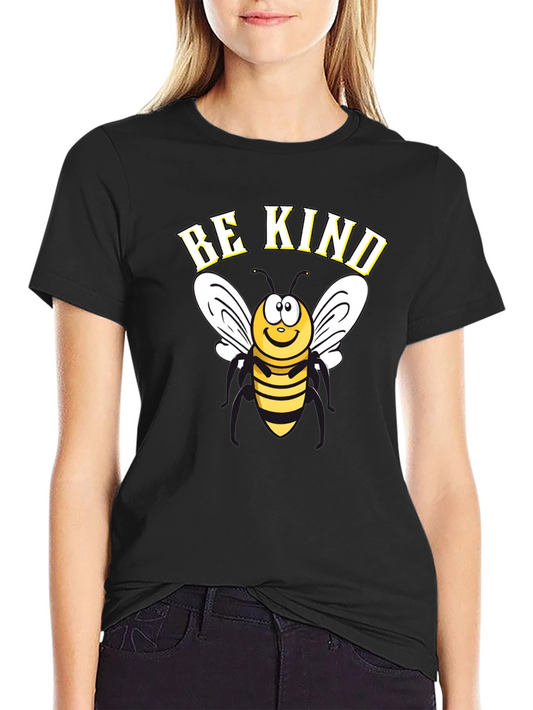 Be Kind Bee Graphic T-Shirt - Black