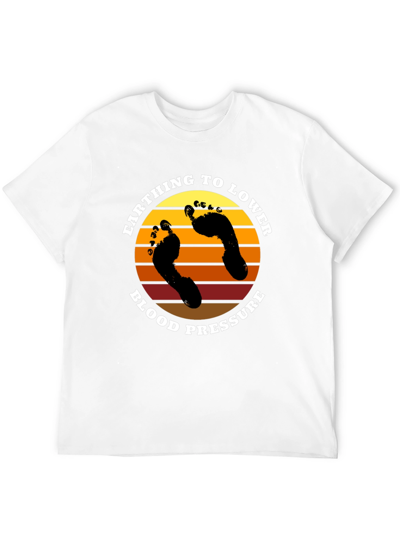 Earthing to Lower Blood Pressure Graphic T-Shirt
