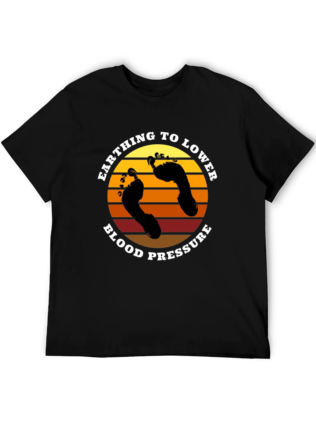 Earthing to Lower Blood Pressure Graphic T-Shirt
