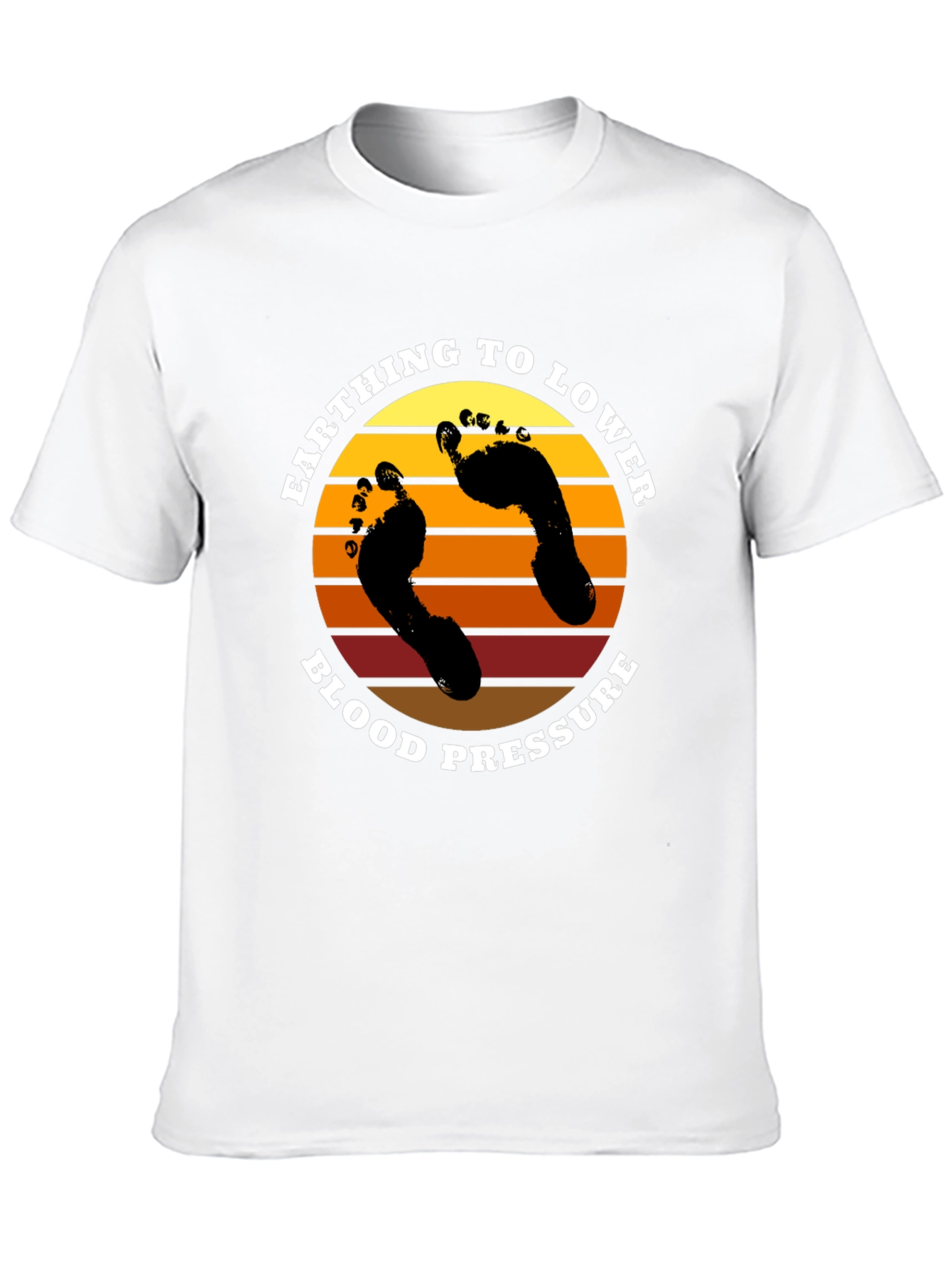 Earthing to Lower Blood Pressure Graphic T-Shirt