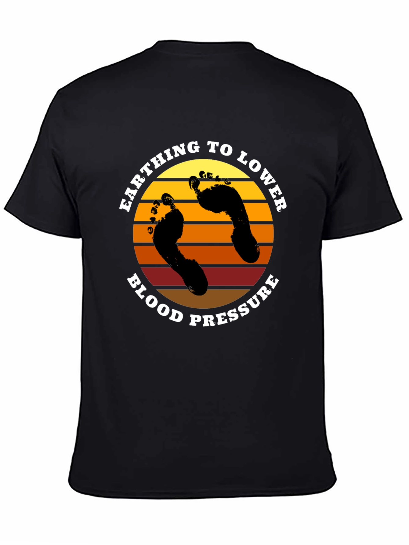 Earthing to Lower Blood Pressure Graphic T-Shirt