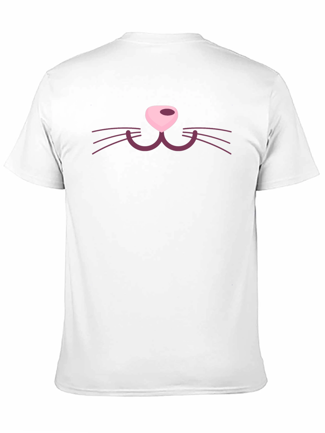 Cat Face Graphic Tee - Fun Novelty Shirt
