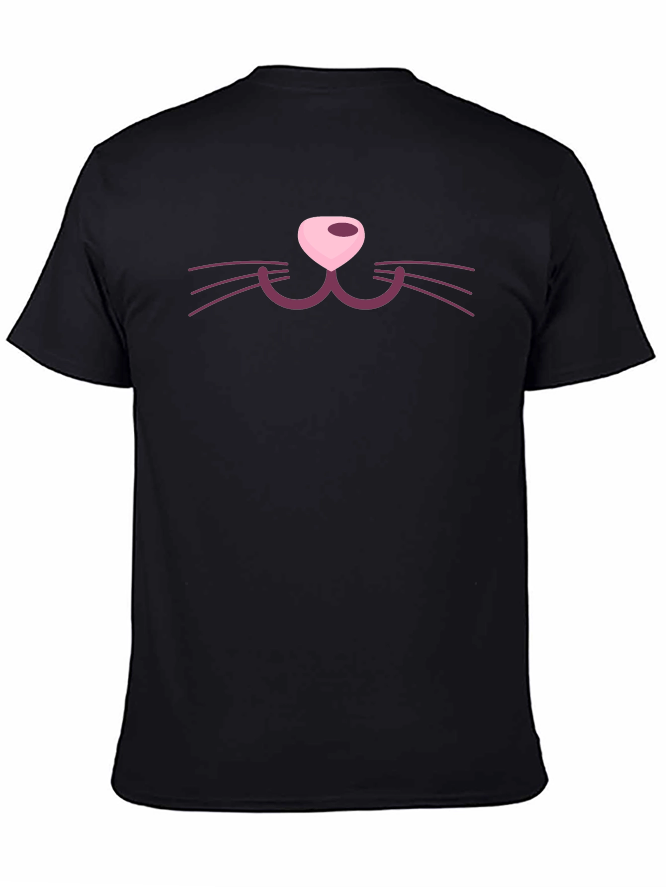 Cat Face Graphic Tee - Fun Novelty Shirt