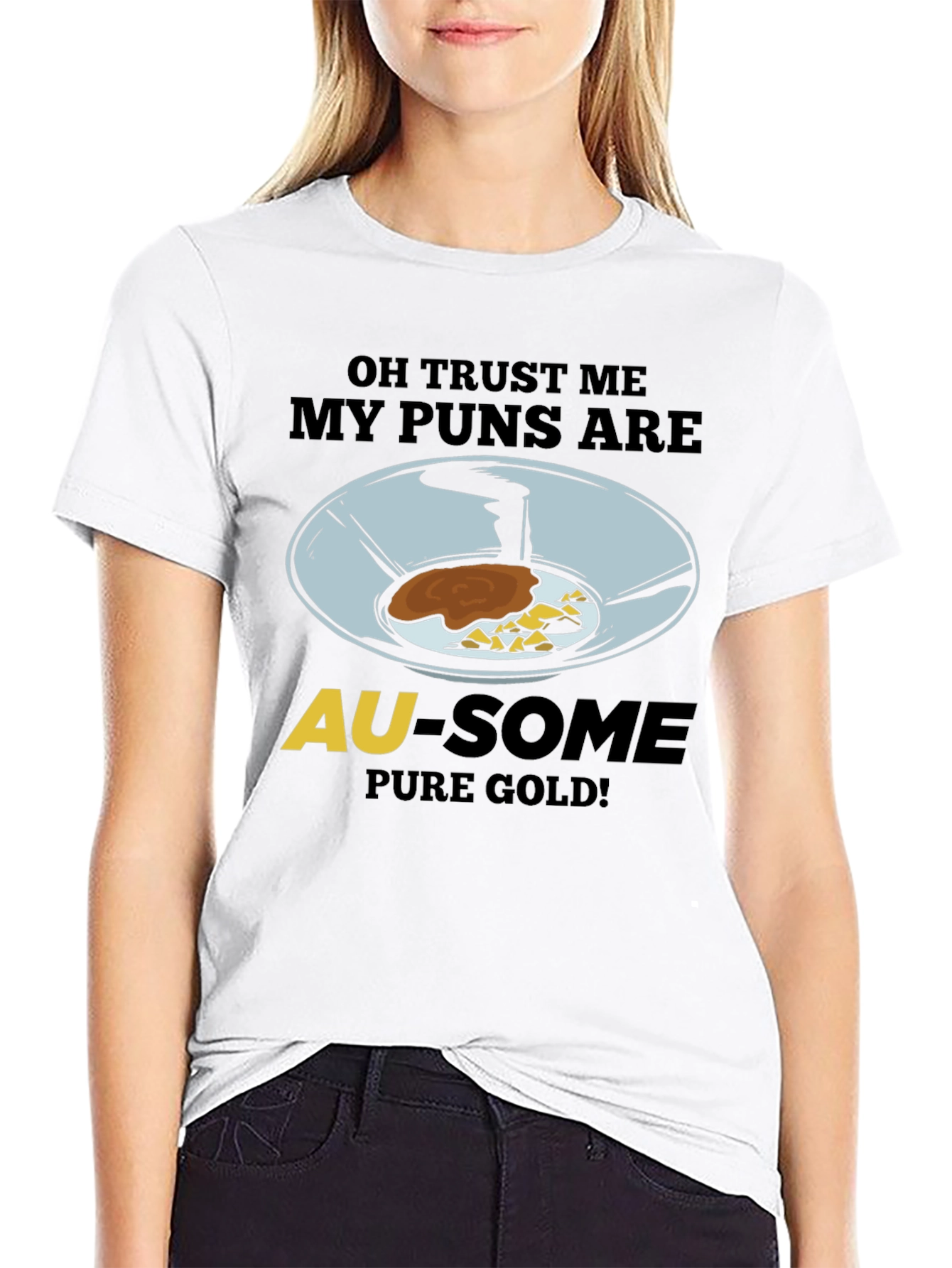 Au-some Pure Gold Panning Pun T-Shirt