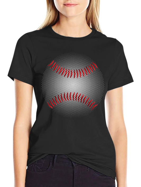 Baseball Graphic Black T-Shirt