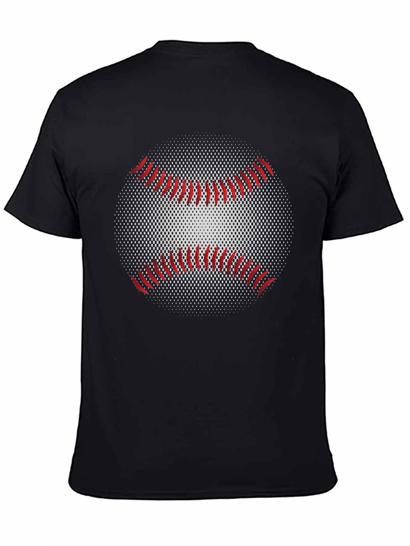 Baseball Graphic Black T-Shirt