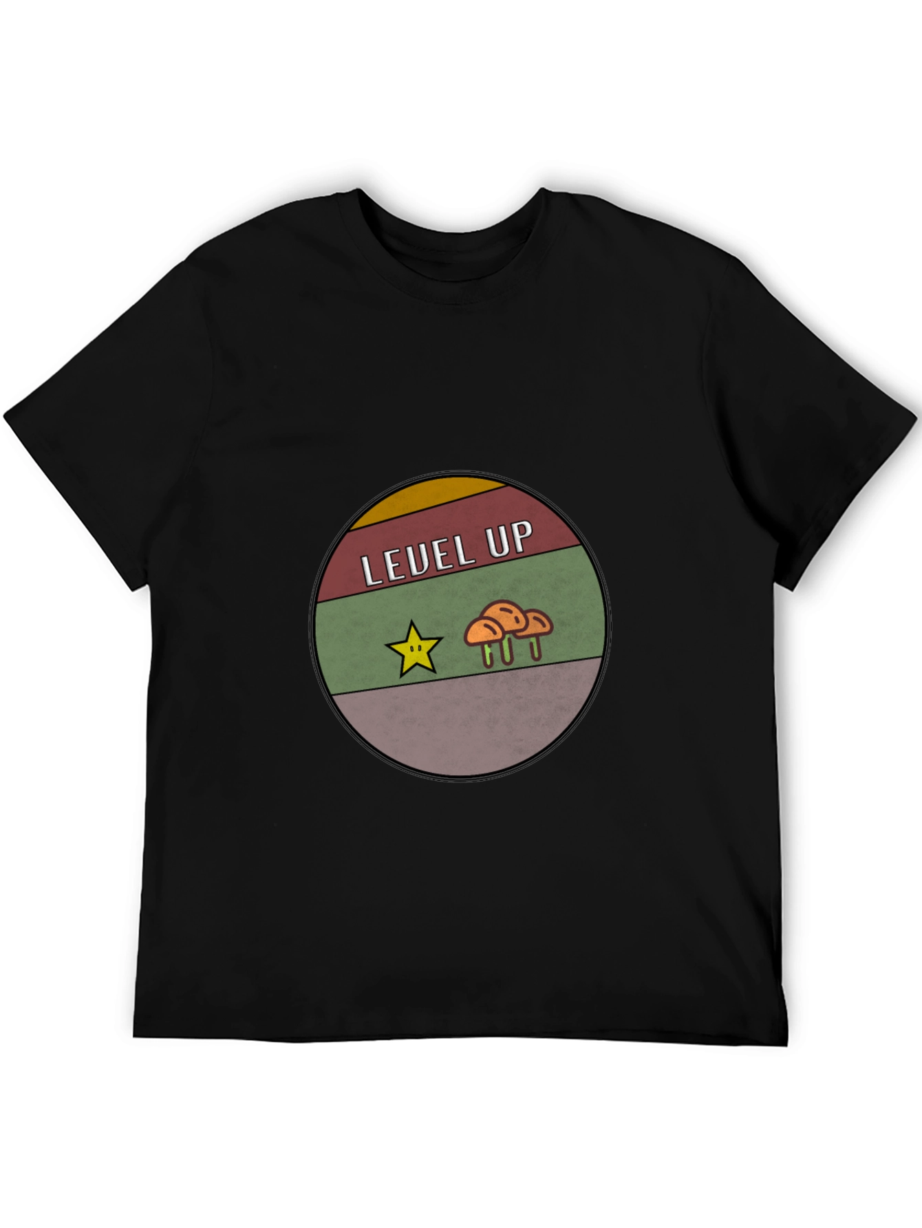 Level Up Black T-Shirt - Gamer Edition