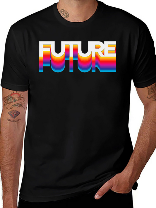 Retro FUTURE Graphic T-Shirt - Colorful Design