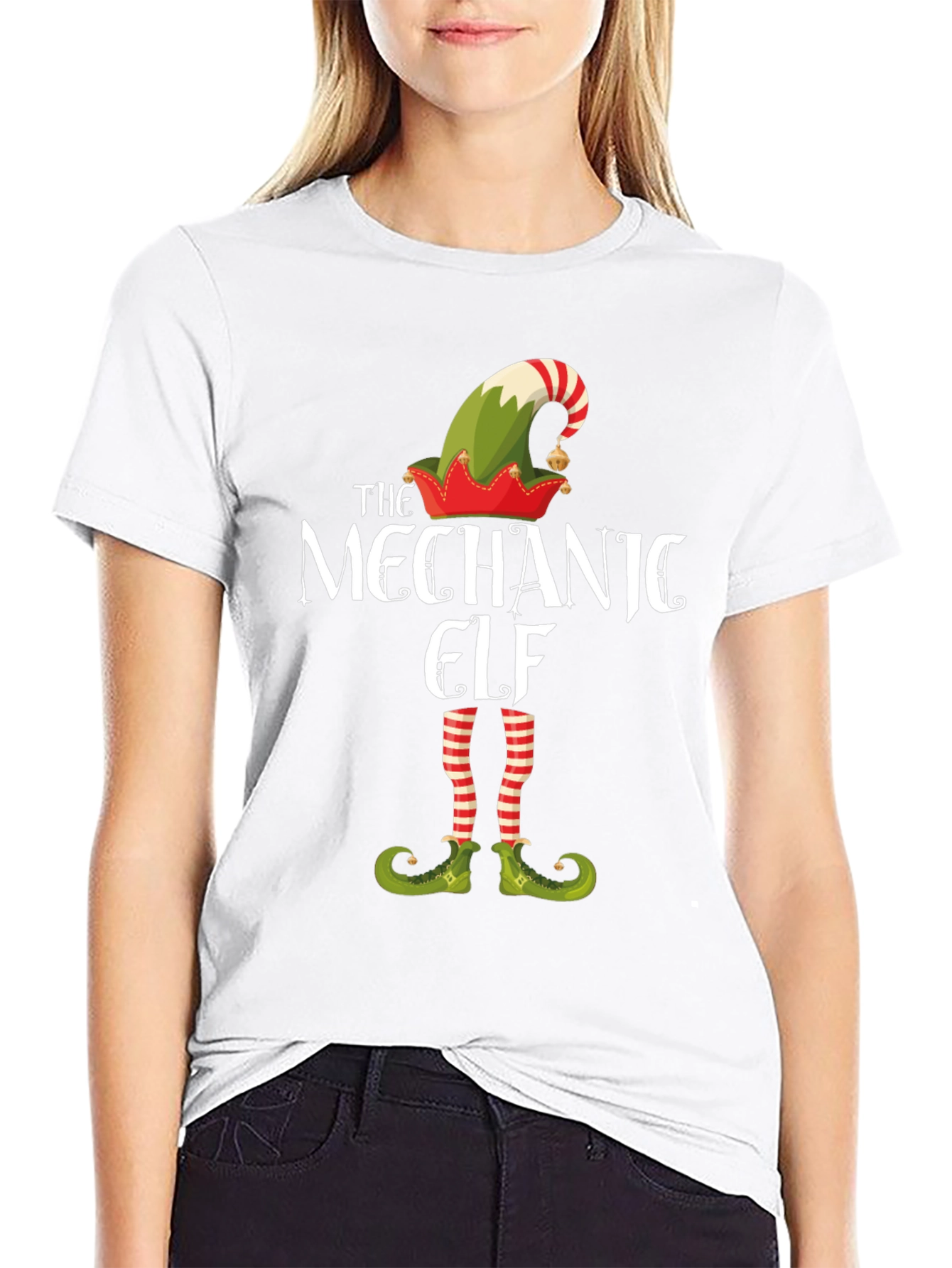 Mechanic Elf Holiday T-Shirt