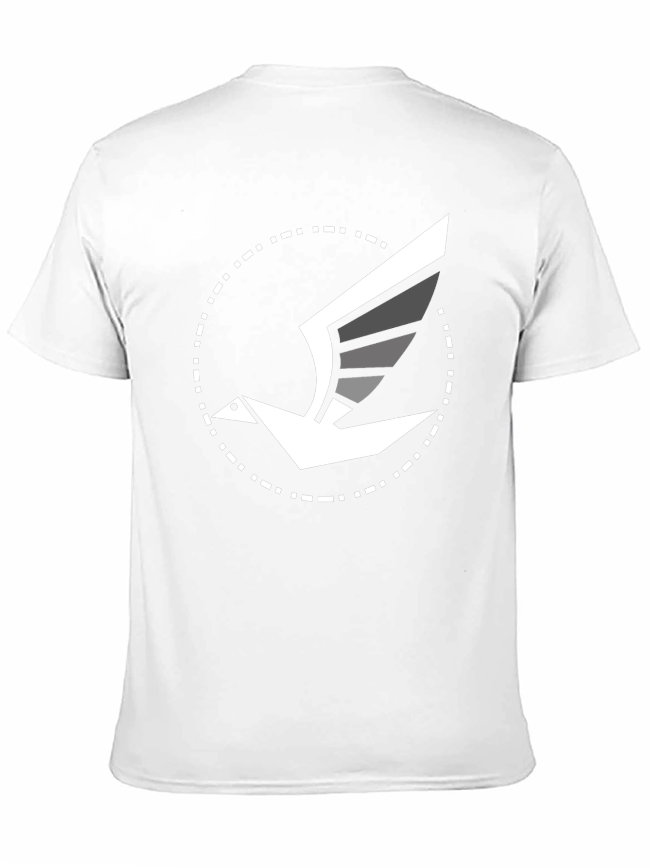 Modern Bird Graphic Tee - Black Cotton Blend