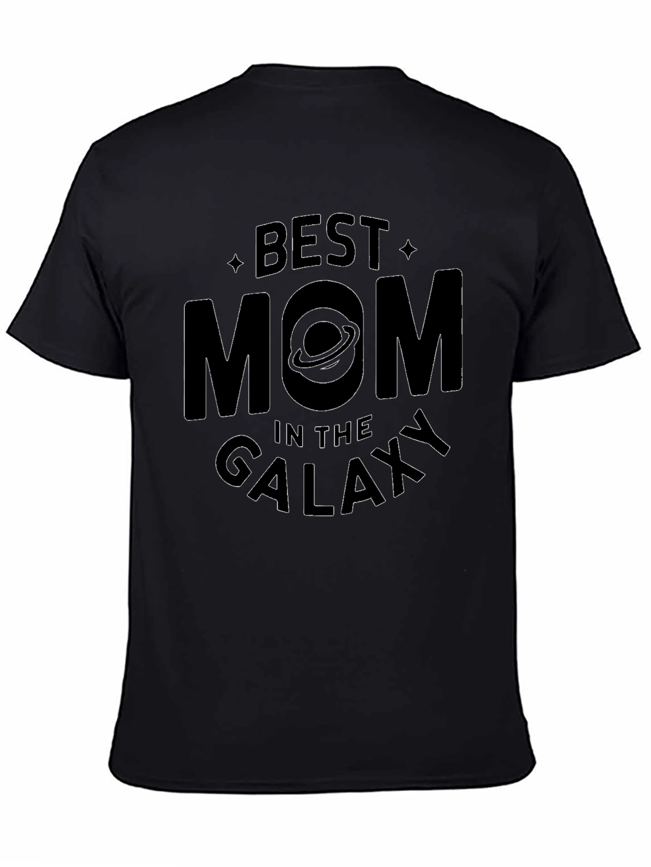 Best Mom in the Galaxy T-Shirt Black
