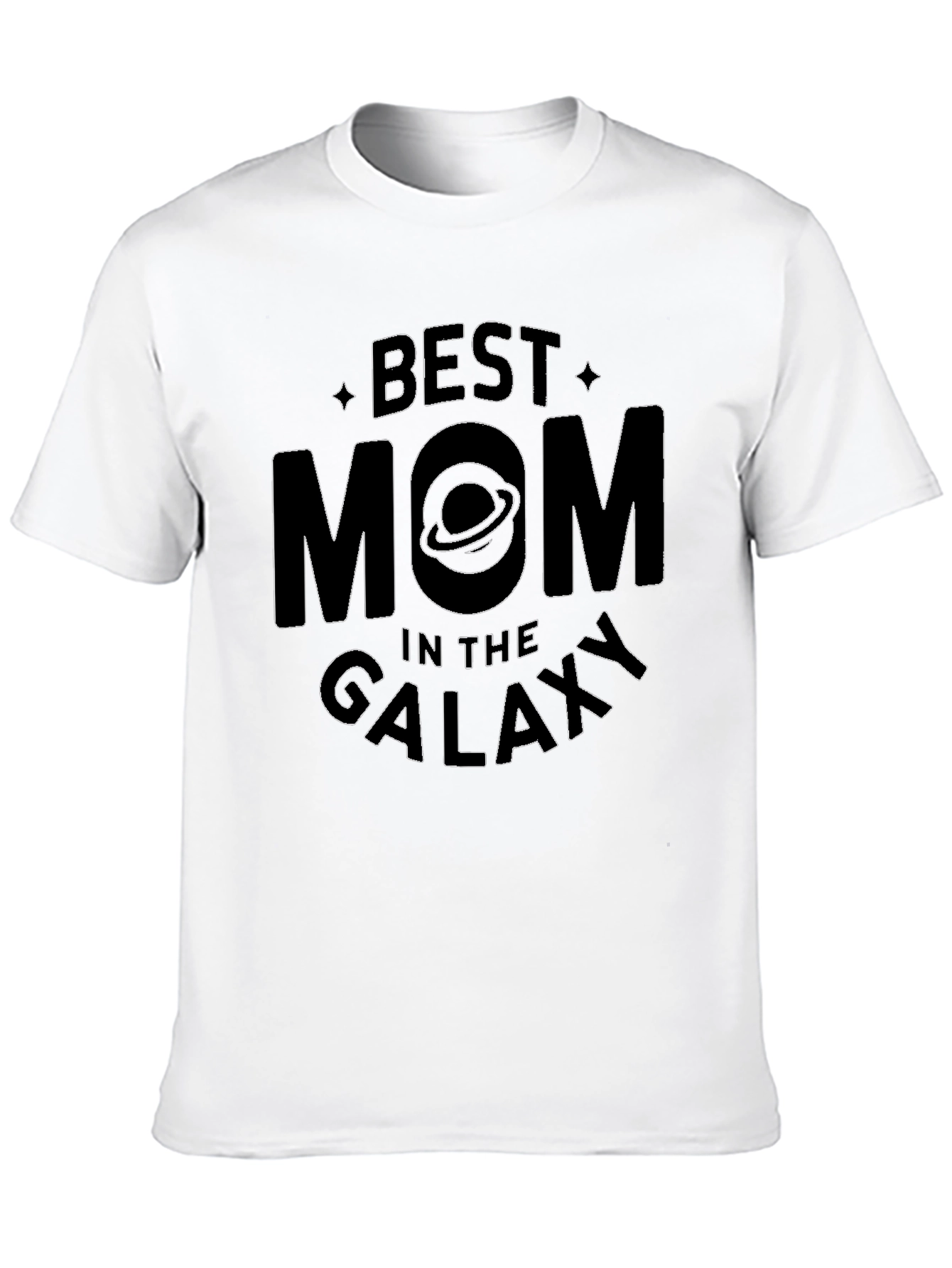 Best Mom in the Galaxy T-Shirt Black