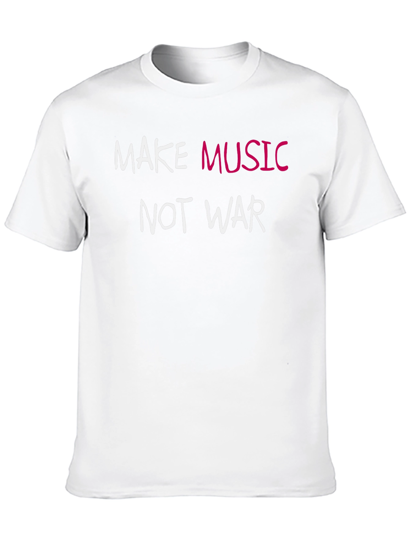 Make Music Not War Graphic Tee - Black