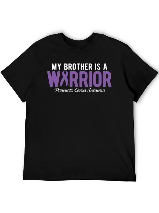 My Brother is a Warrior Pancreatic Cancer Awareness T-Shirt