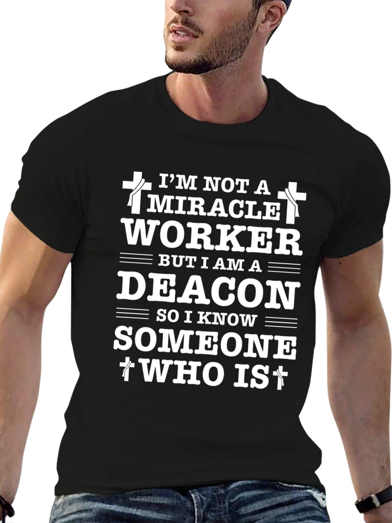 Miracle Worker Deacon T-Shirt - Christian Faith Tee