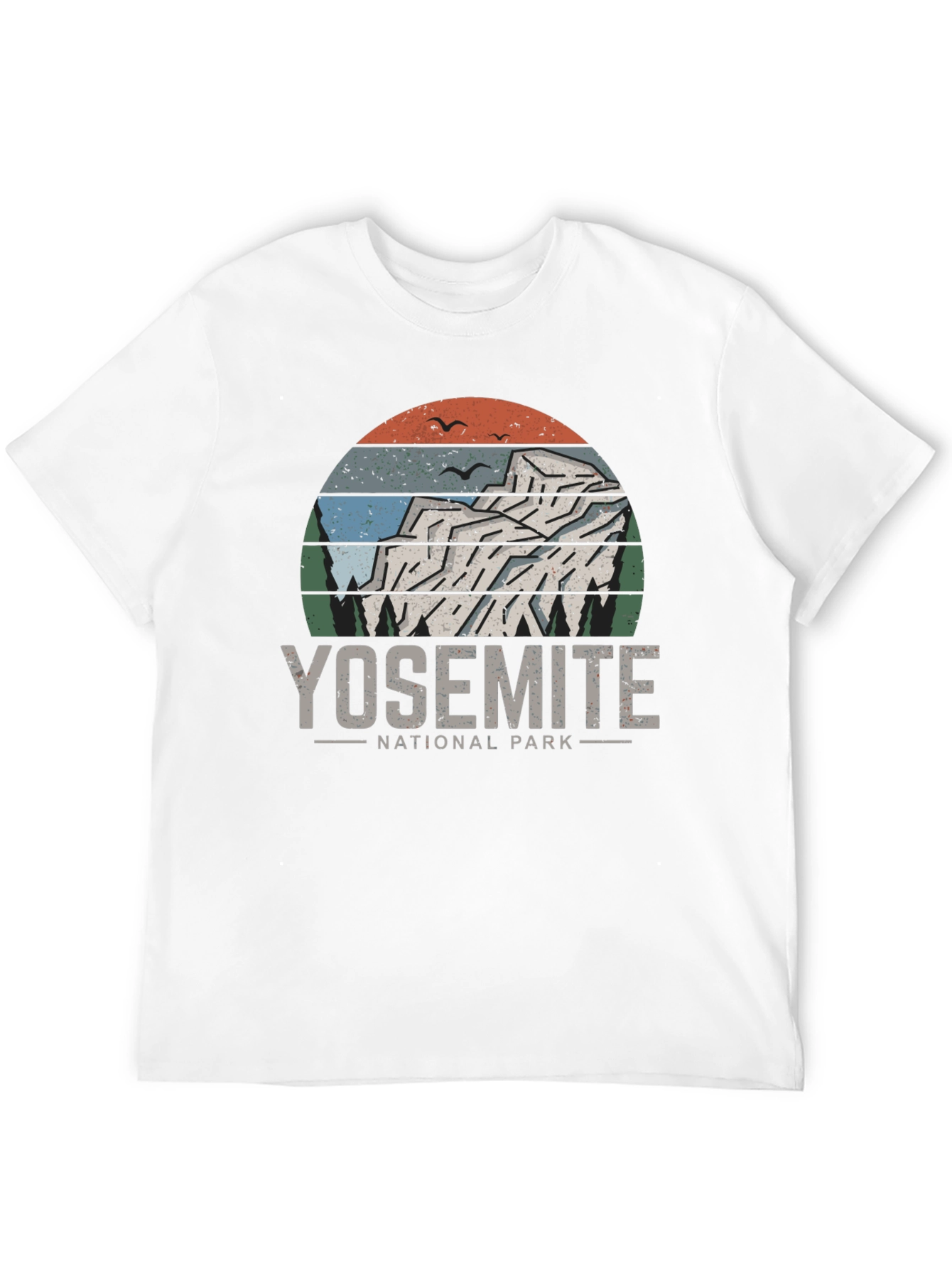 Yosemite National Park T-Shirt - Retro Mountain Design