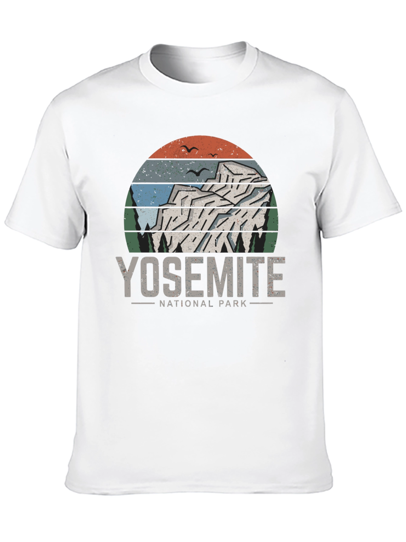 Yosemite National Park T-Shirt - Retro Mountain Design