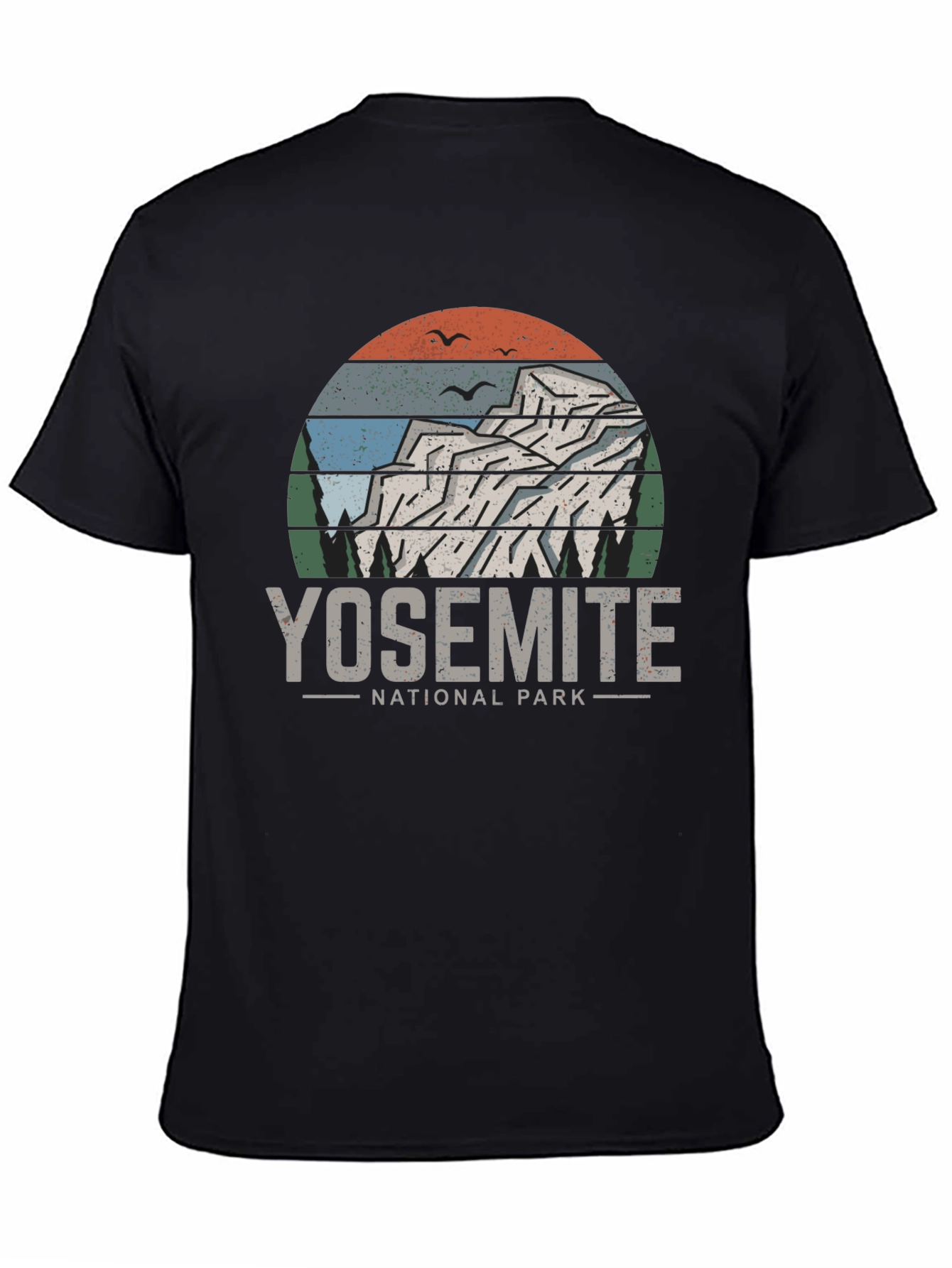 Yosemite National Park T-Shirt - Retro Mountain Design