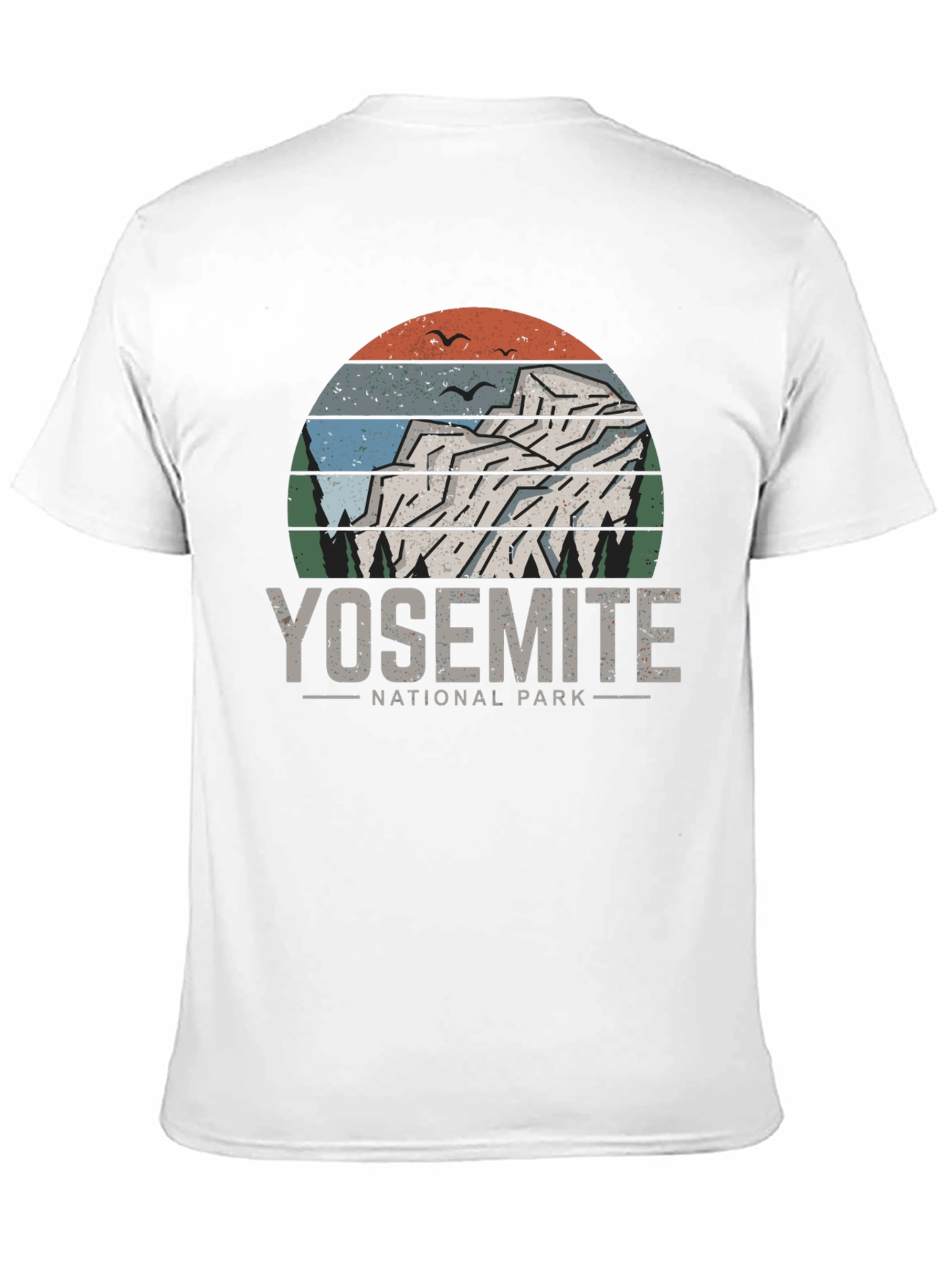 Yosemite National Park T-Shirt - Retro Mountain Design