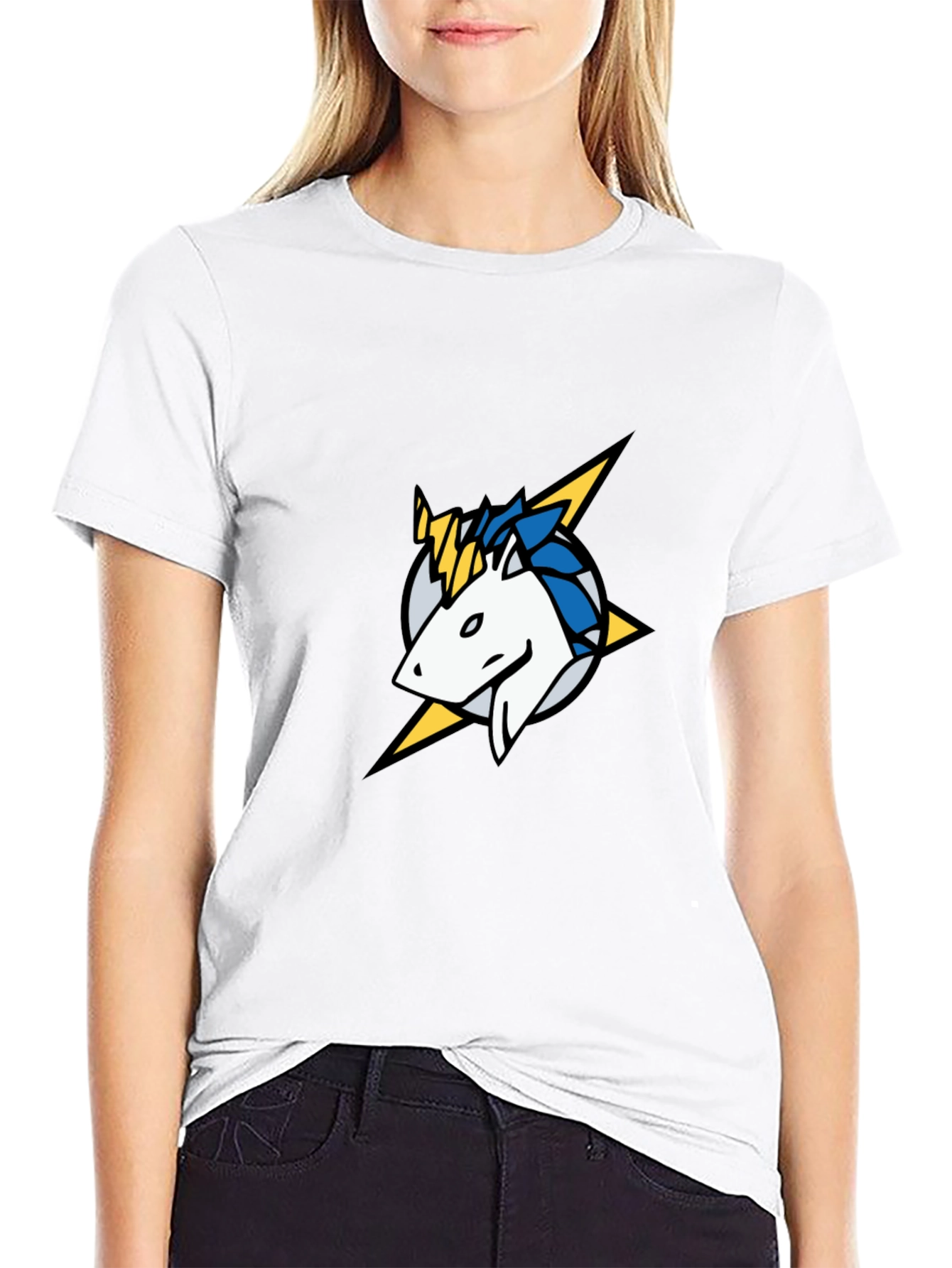 Unicorn Bolt Black T-Shirt