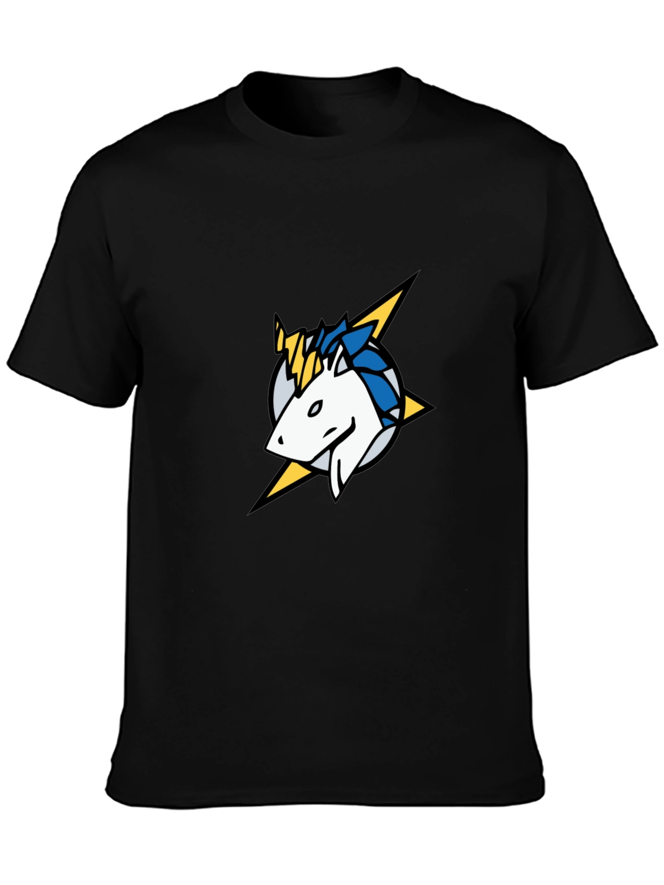 Unicorn Bolt Black T-Shirt