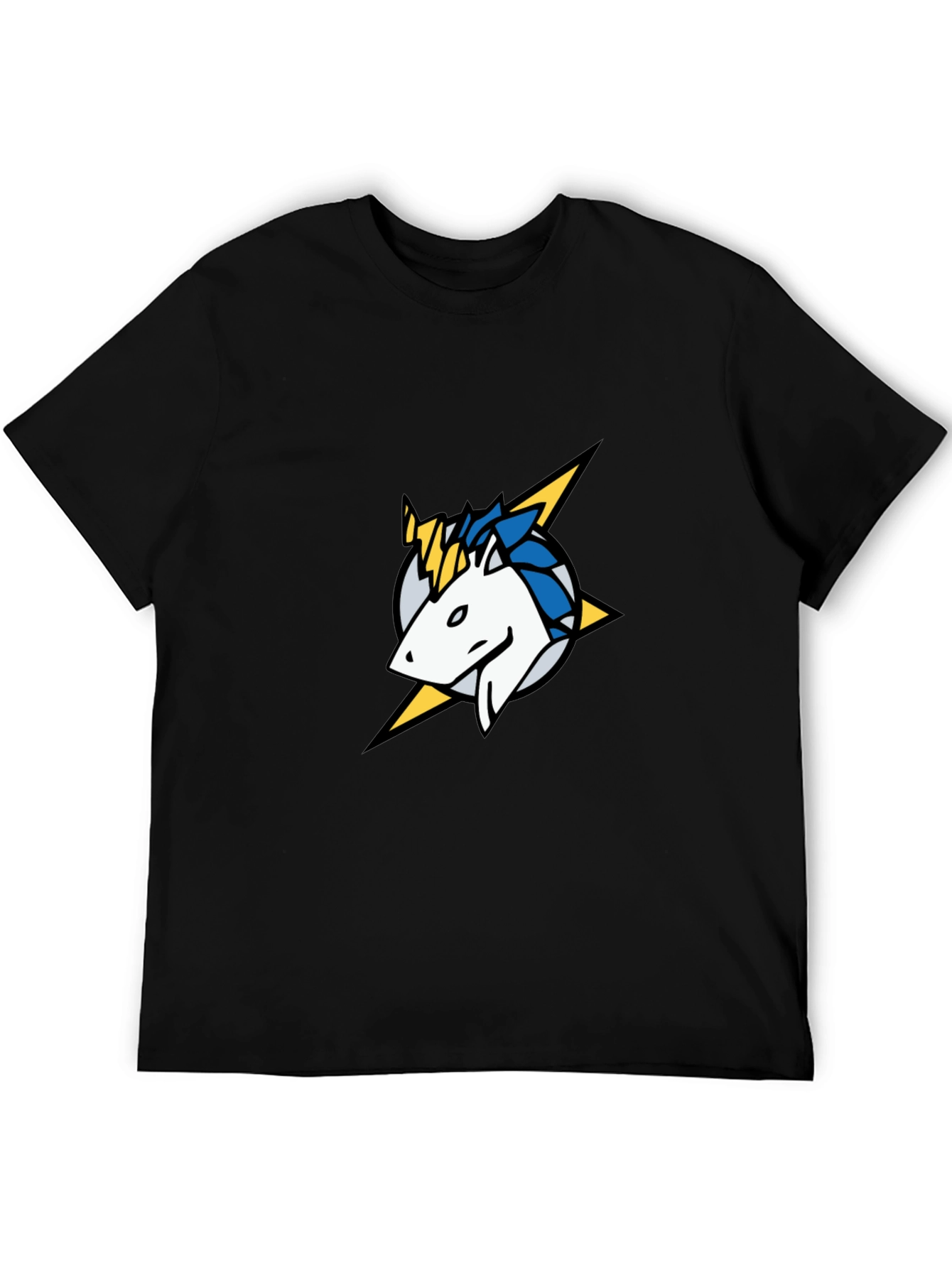 Unicorn Bolt Black T-Shirt