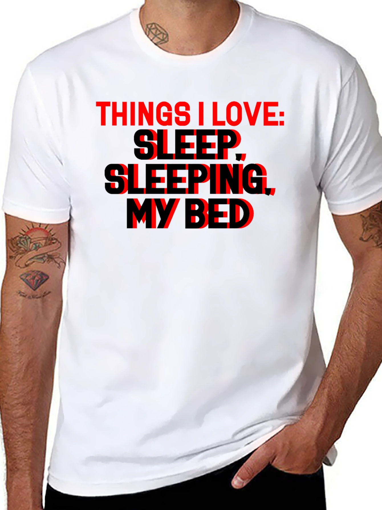 Sleep Lovers Tee -  Sleeping My Bed T-Shirt