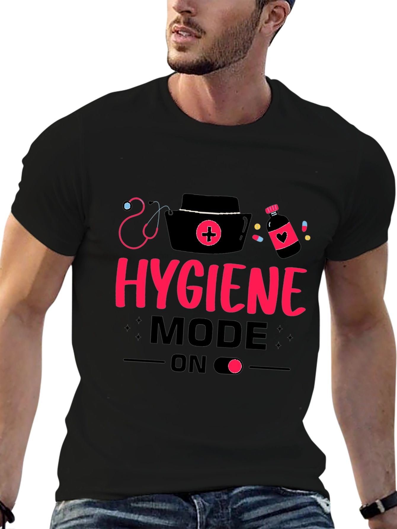 Hygiene Mode On Graphic T-Shirt