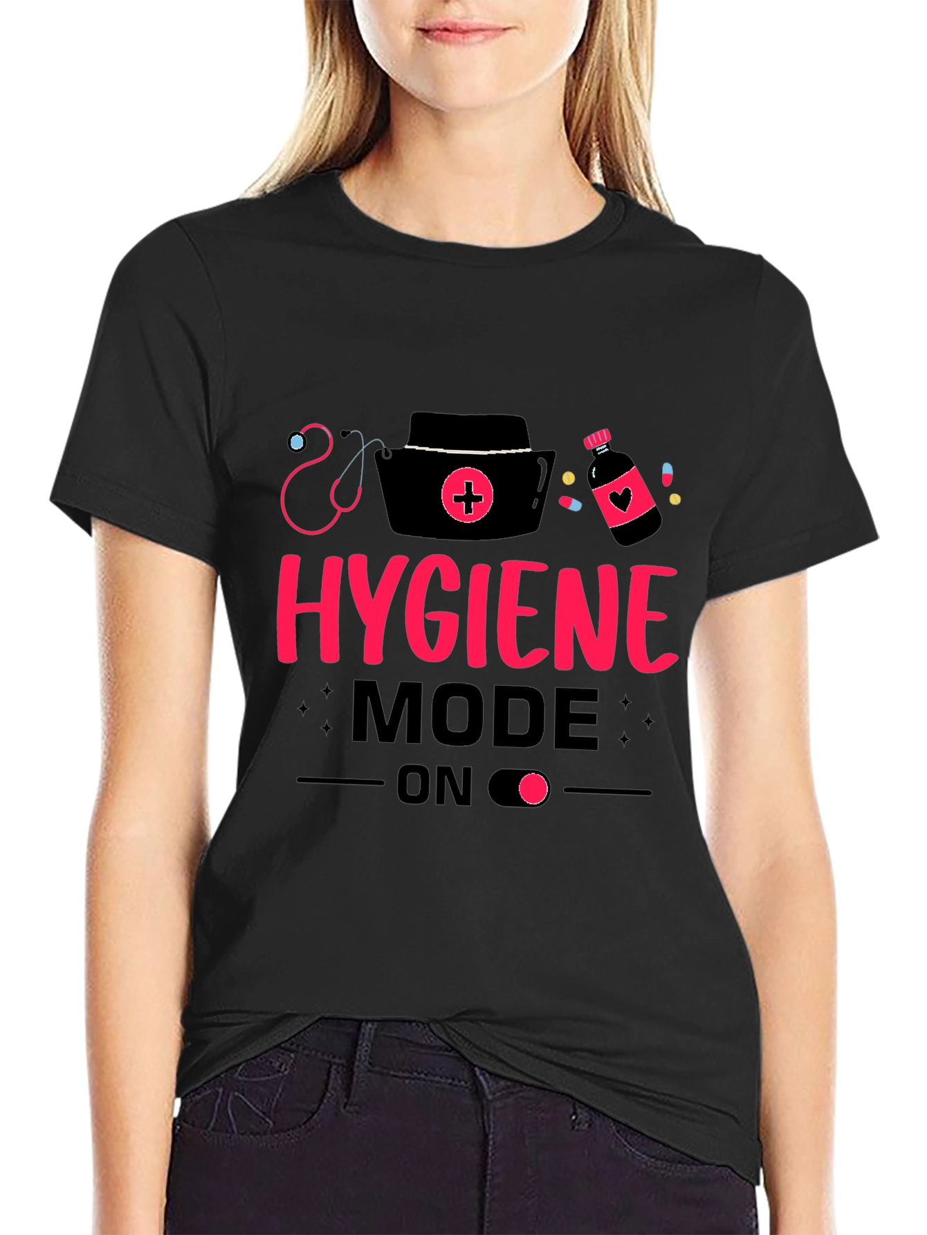 Hygiene Mode On Graphic T-Shirt