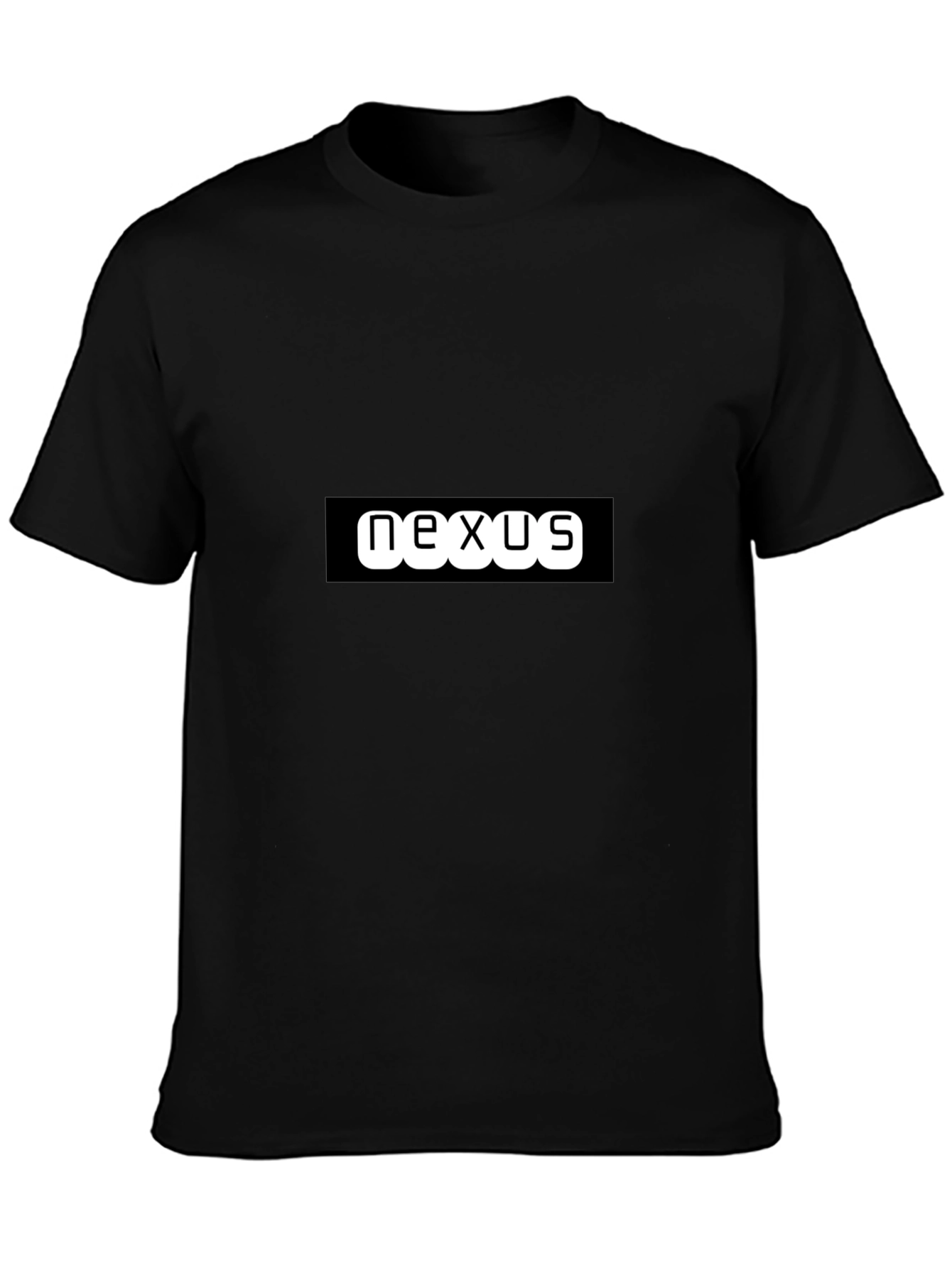 Nexus Black T-Shirt: Stylish Comfort