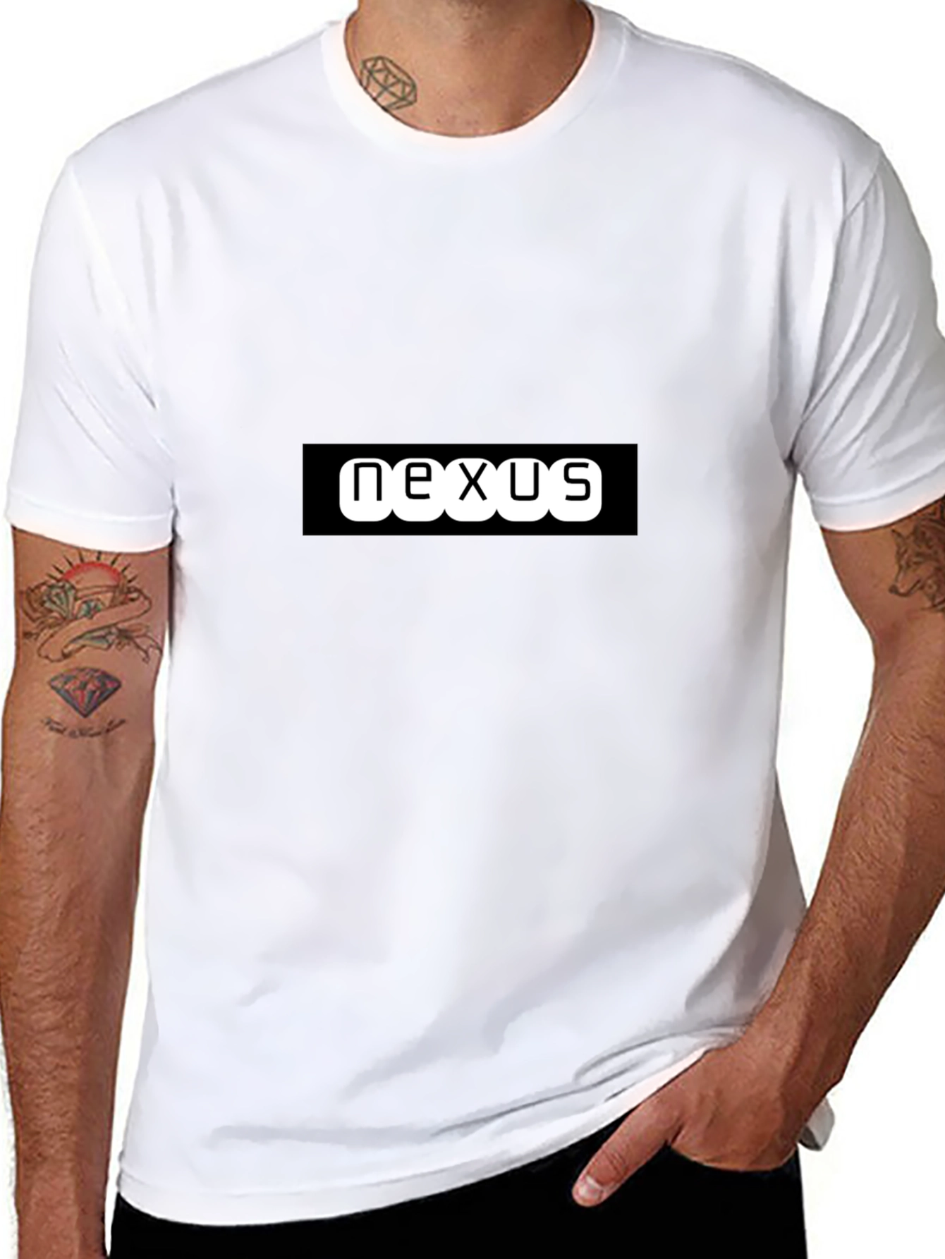 Nexus Black T-Shirt: Stylish Comfort