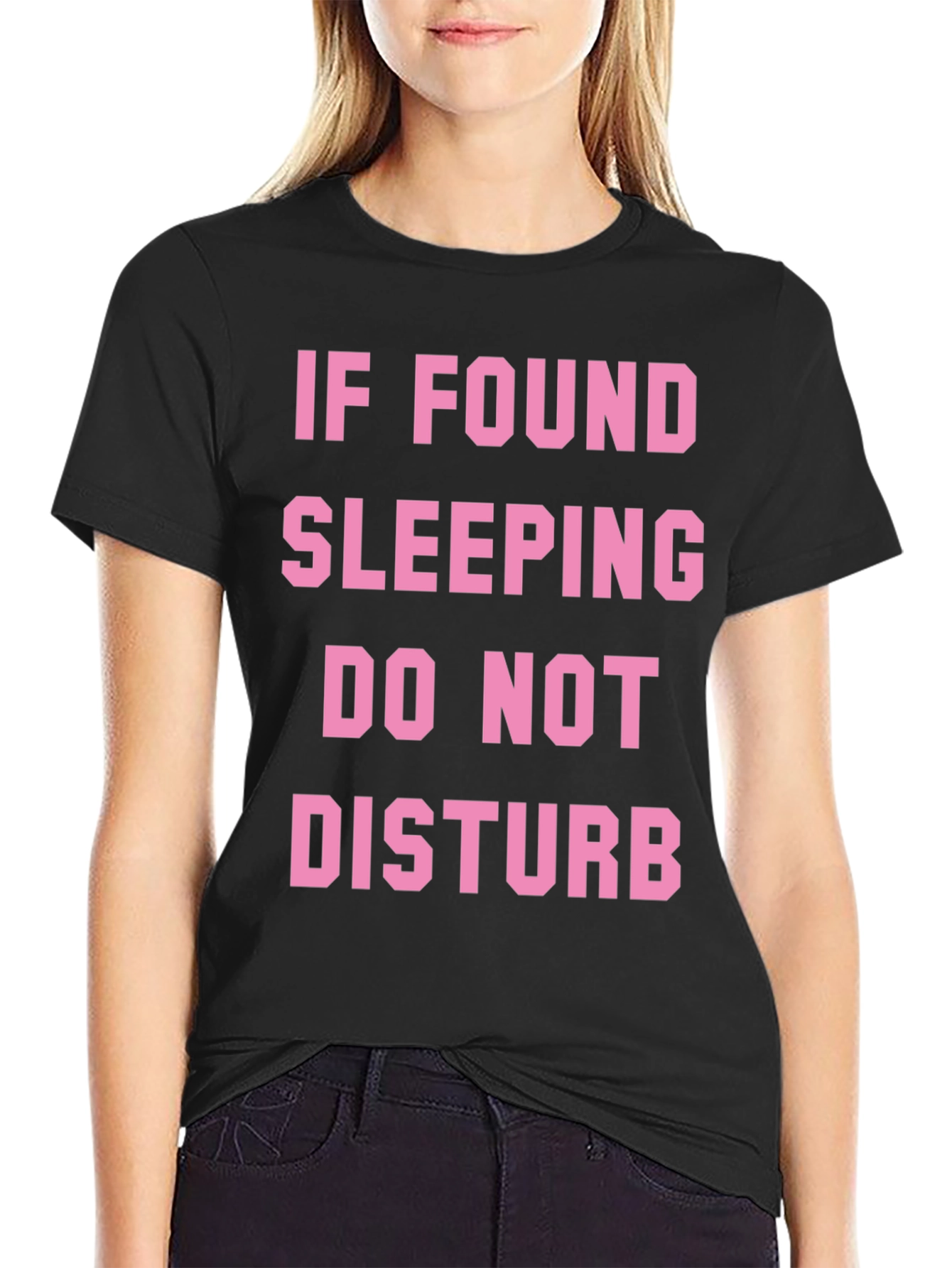 Funny Sleep Shirt: Do Not Disturb Graphic Tee